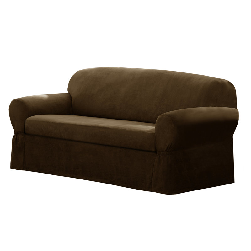 Maytex Box Cushion Sofa Slipcover & Reviews Wayfair